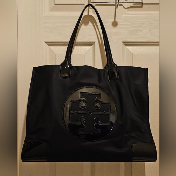 Tory Burch Women's Ella Patent Tote - Picture 8 of 9